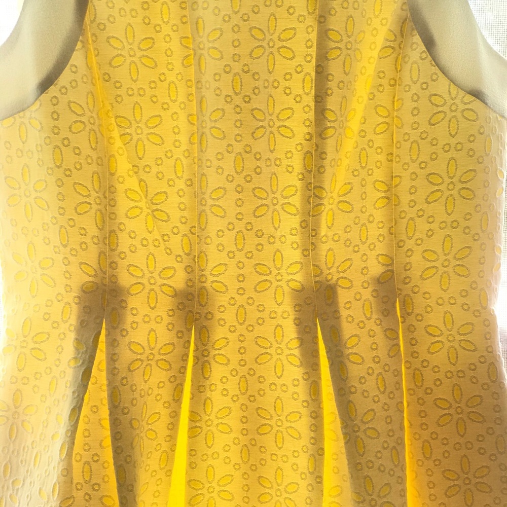 SOLD Jessica Howard Contrast Eyelet Fit & Flare Dress - Picture 7 of 8